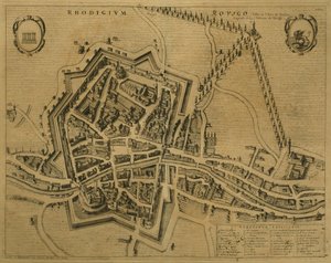 Kaart van Rovigo, uit 
